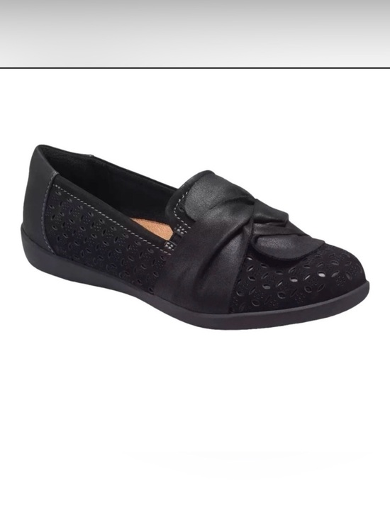 Earth Origins Shoes - Earth Origins Finley Black Slip Ons Lightweight Loafer Comfort Flats Women’s 6.5